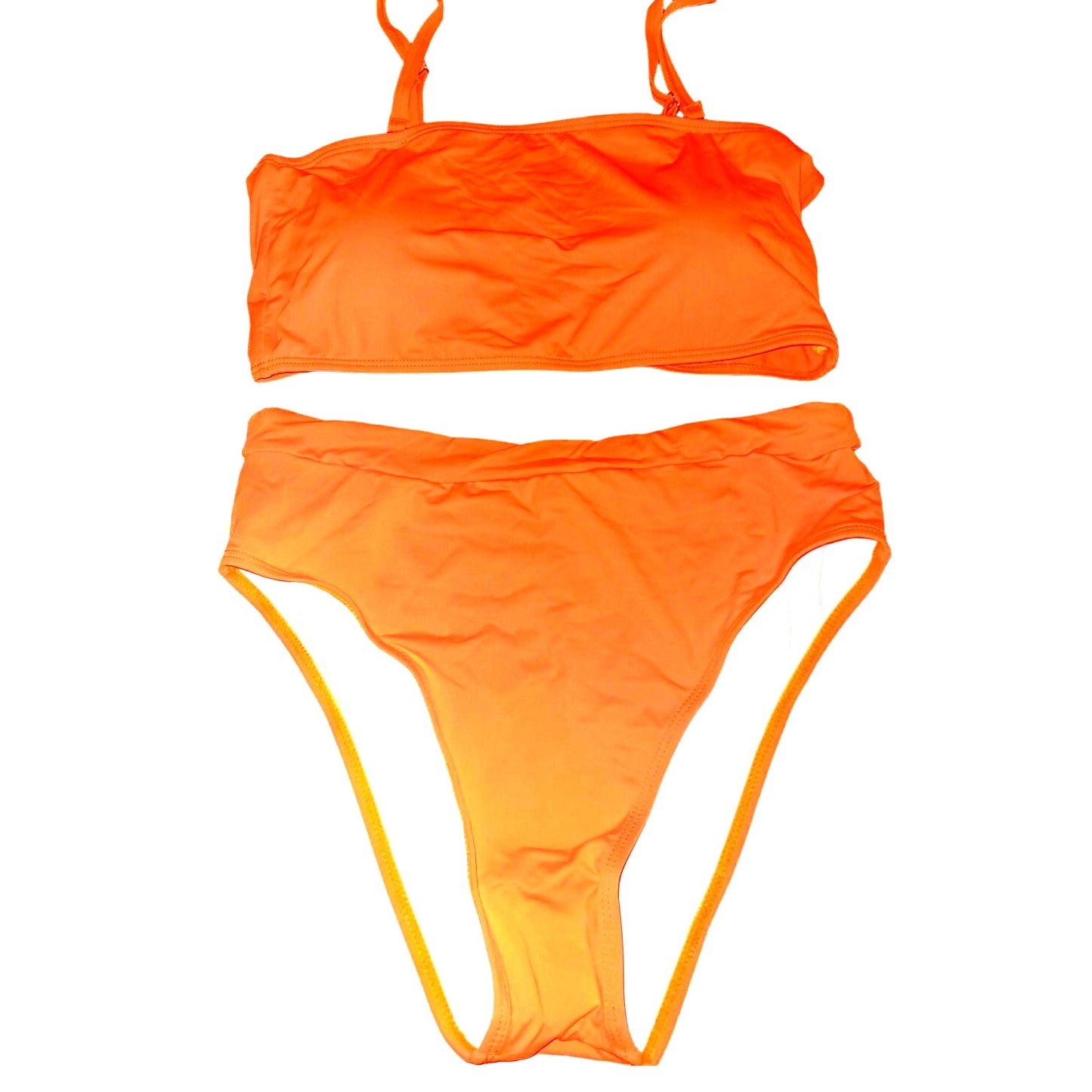 Tempt Me Removable Strap Wrap Pad Cheeky, Bandeau, High Waist Bikini, L (12-14)