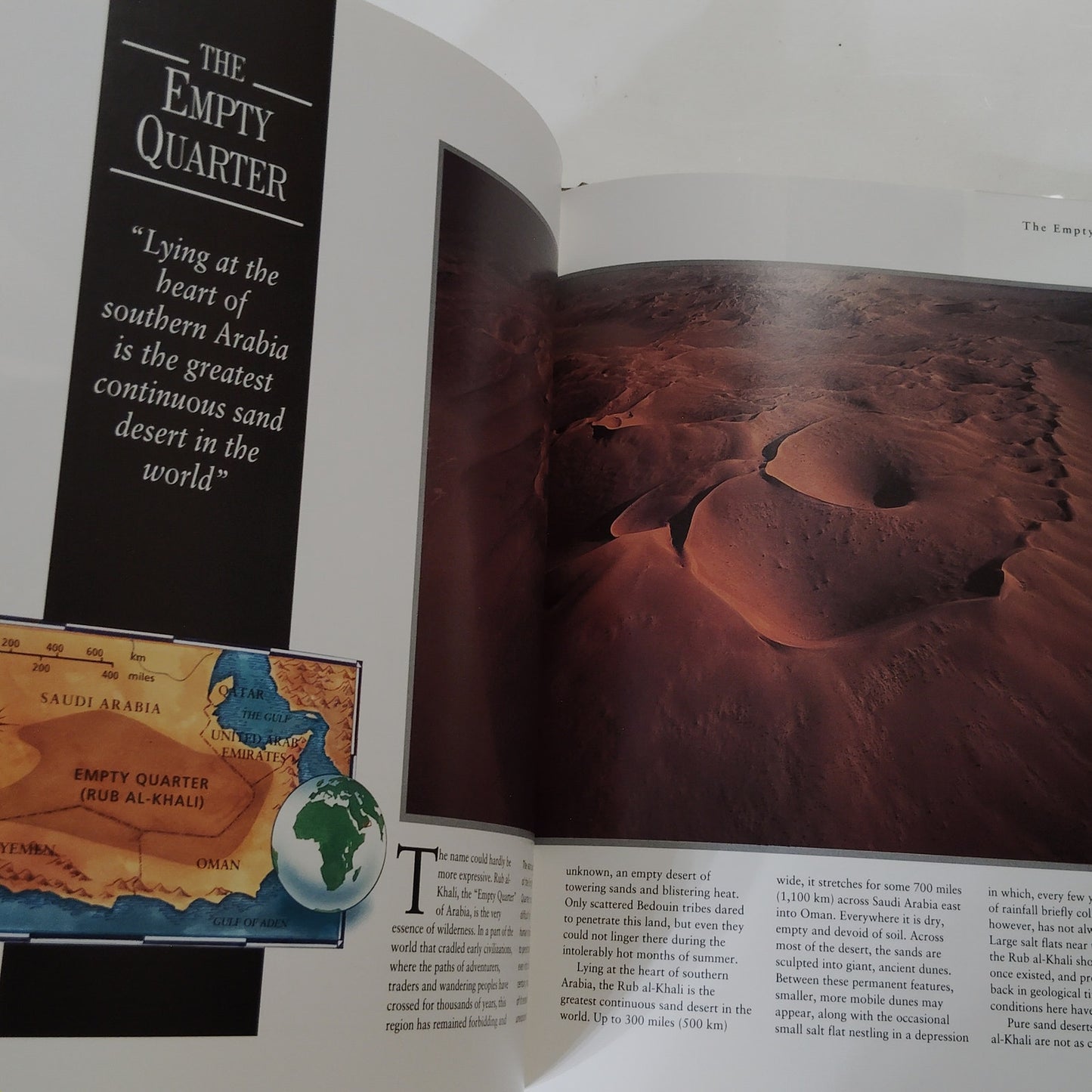 Atlas of Wild Places 1994 Hardcover Nature Photography Book 11.75" x 9.5"
