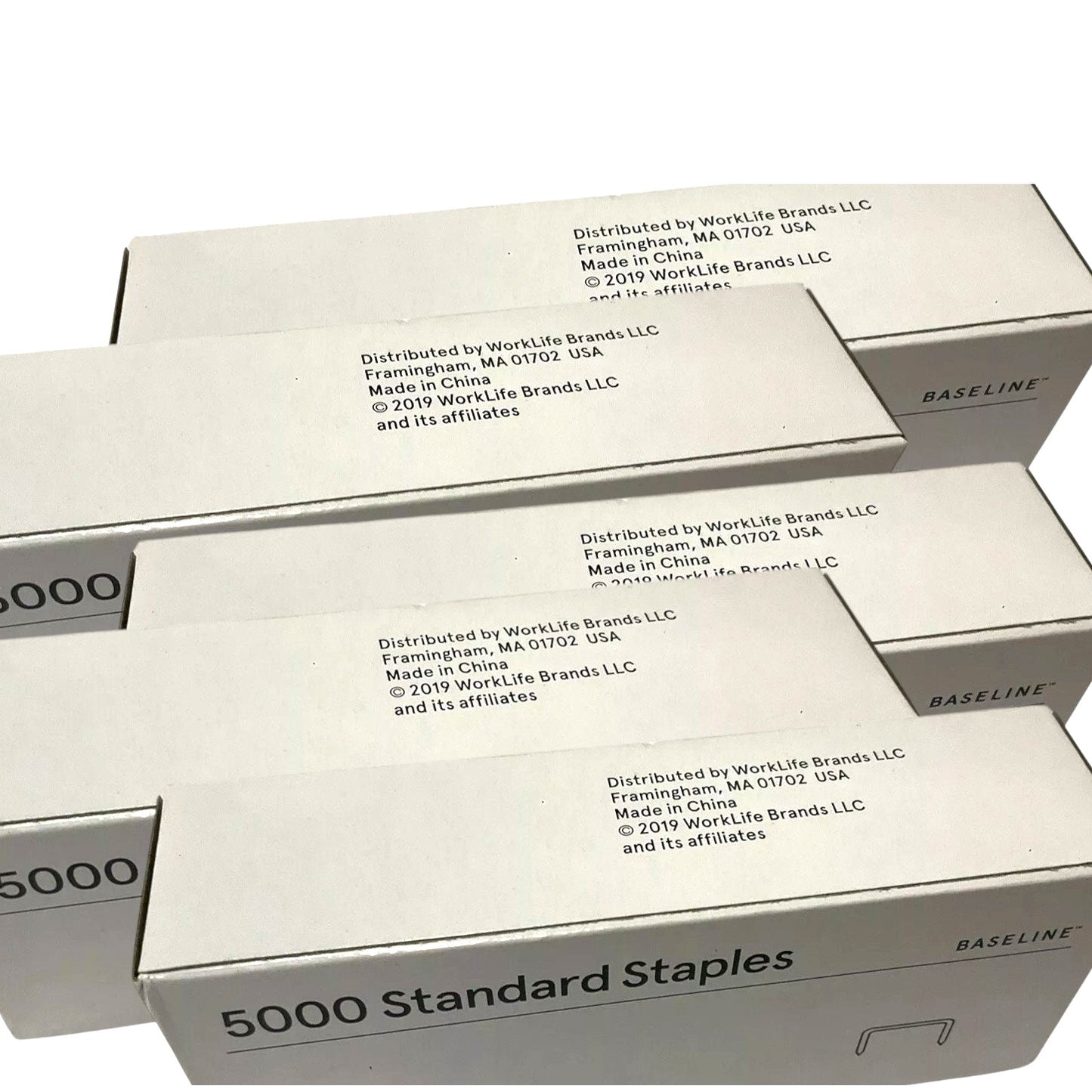 Worklife Brands LLC Baseline Staples, .25 Leg Length, 25000/Box, BL58255