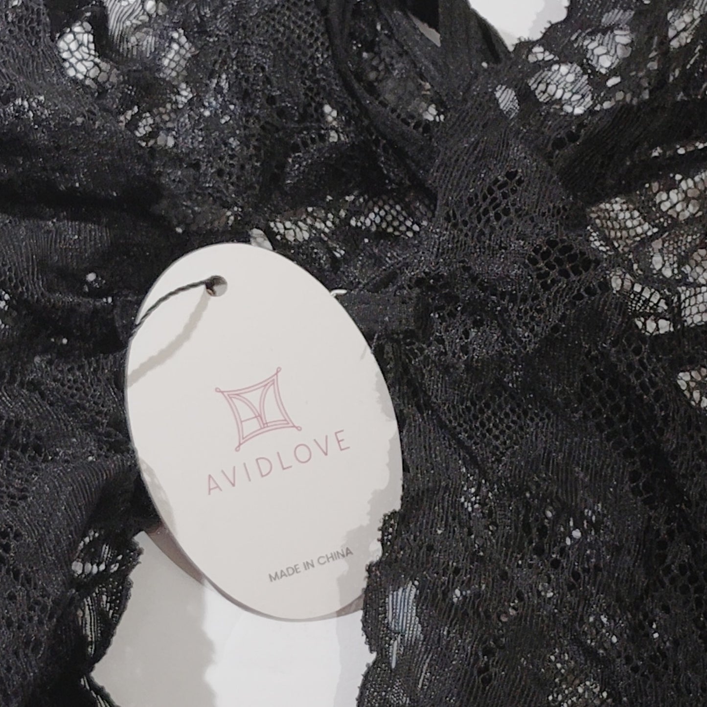 Avidlove Women’s Extreme Plunge Lace Teddy – Black – Medium