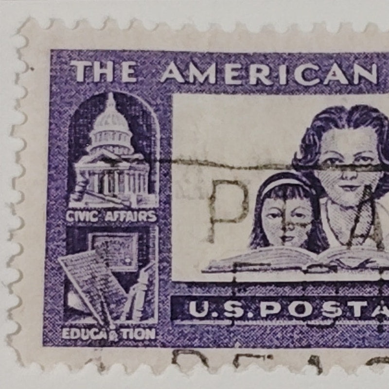 1960 Scott #1152 – 4¢ The American Woman / Civic & Cultural Tribute – Canceled