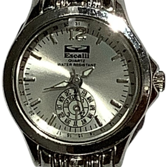 Escalli Ladies Watch, Silver Tone Band and Trim, 25mm Face, Non-Operable