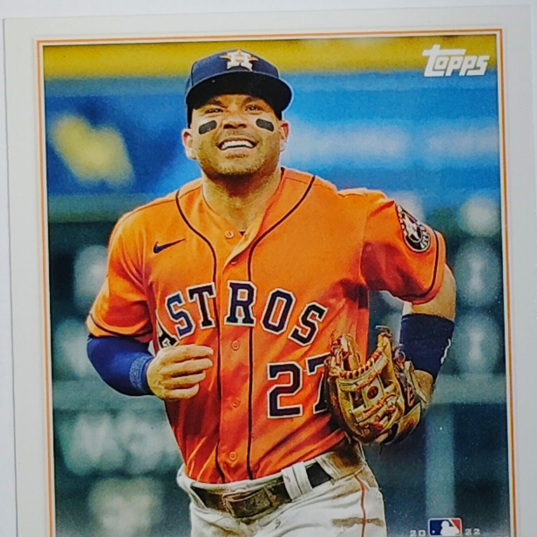 2022 Topps Opening Day #193 Jose Altuve Houston Astros 2nd Base - VG/EX