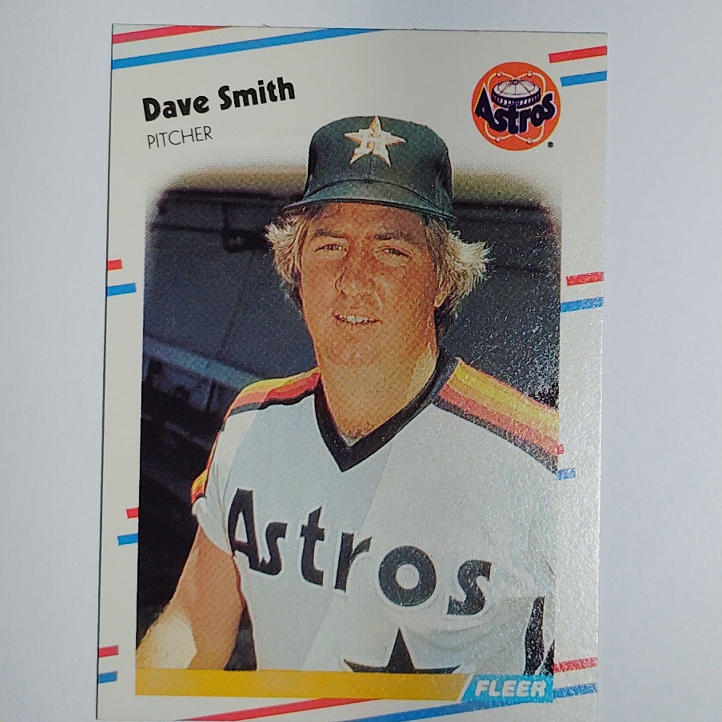 1988 Fleer Dave Smith #457 Houston Astros Pitcher - All-Star Closer VG/EX