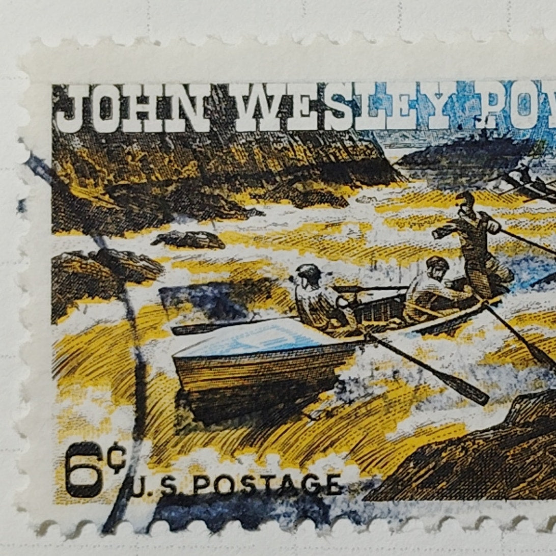 1969 US 6c John Wesley Powell 1869 Expedition #1374 Used Cancelled Vintage