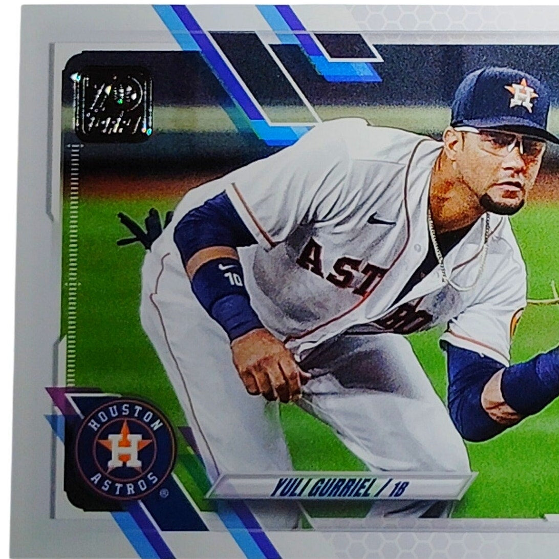 2021 Topps Series 1 Yuli Gurriel Houston Astros 1B Baseball Card #147 VG/EX