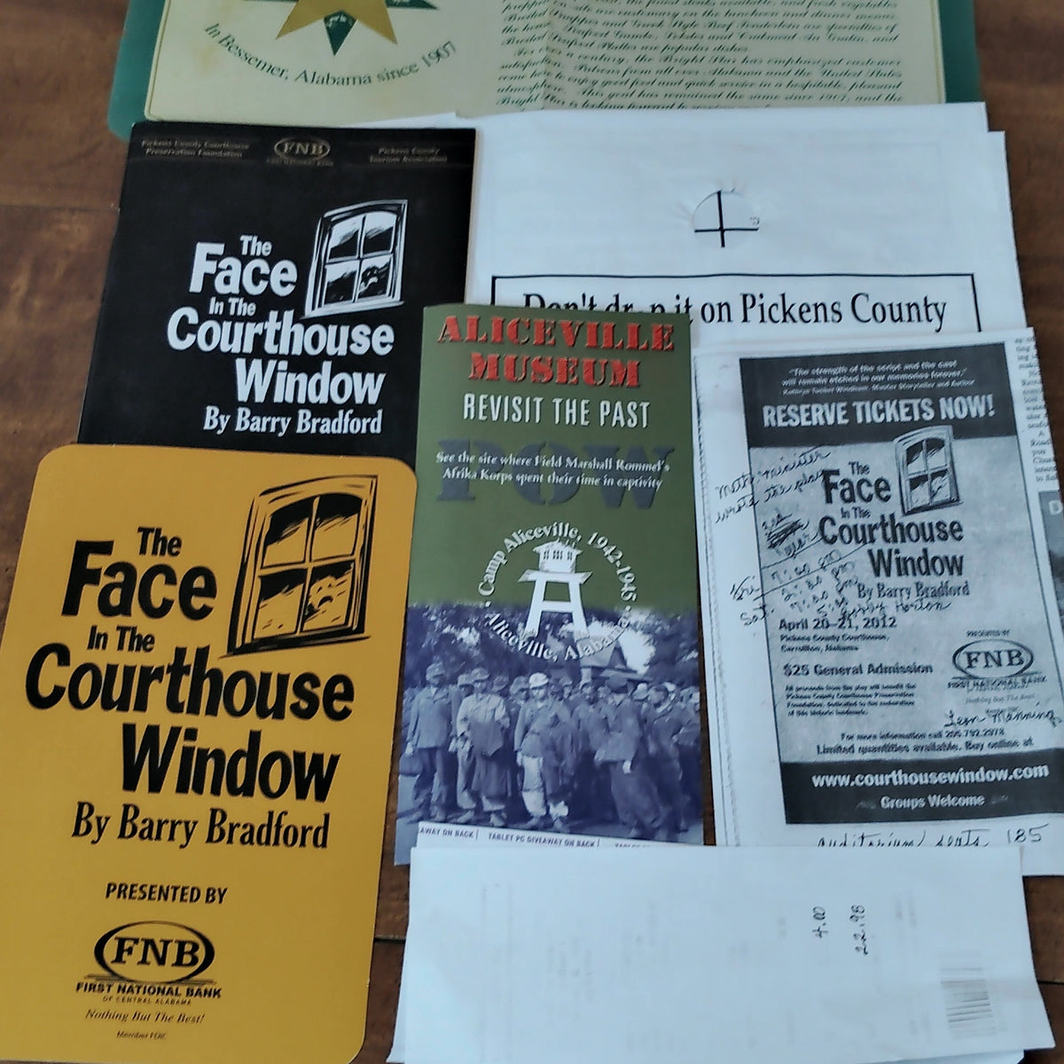 Aliceville AL Ephemera Collection - Pickens Co. Courthouse & Museum Souvenirs