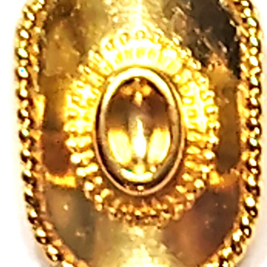 Cowboy Hat Charm Gold‑Tone Detailed Design 3/4" Pendant Jewelry Making