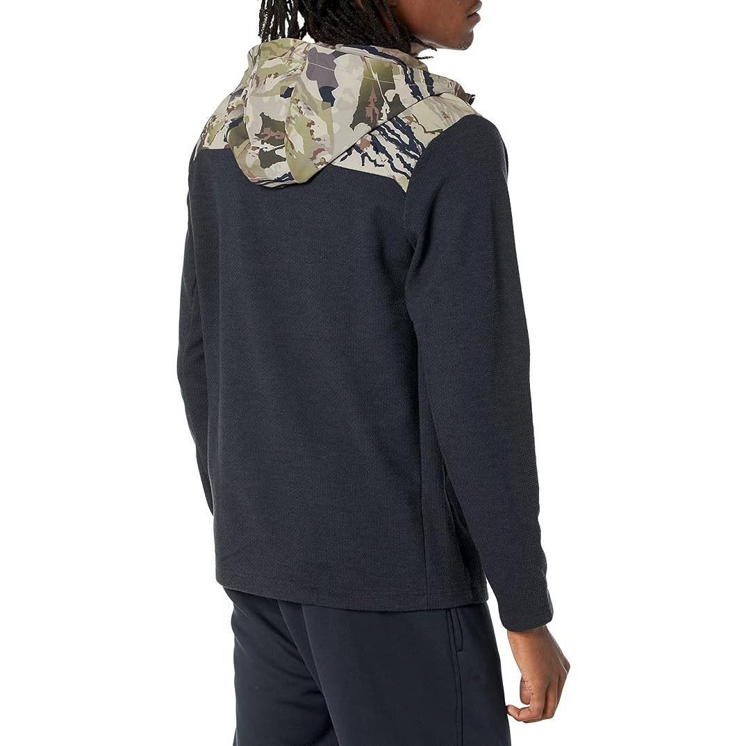 Under Armour Men's Specialist Grid ½ Zip Hoodie, Camo/Black, Medium