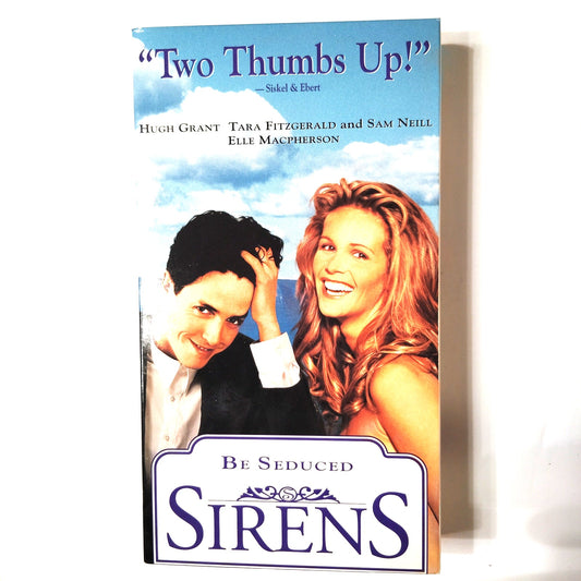 Sirens VHS 1994 Hugh Grant Sam Neill Elle Macpherson Australian Comedy Drama