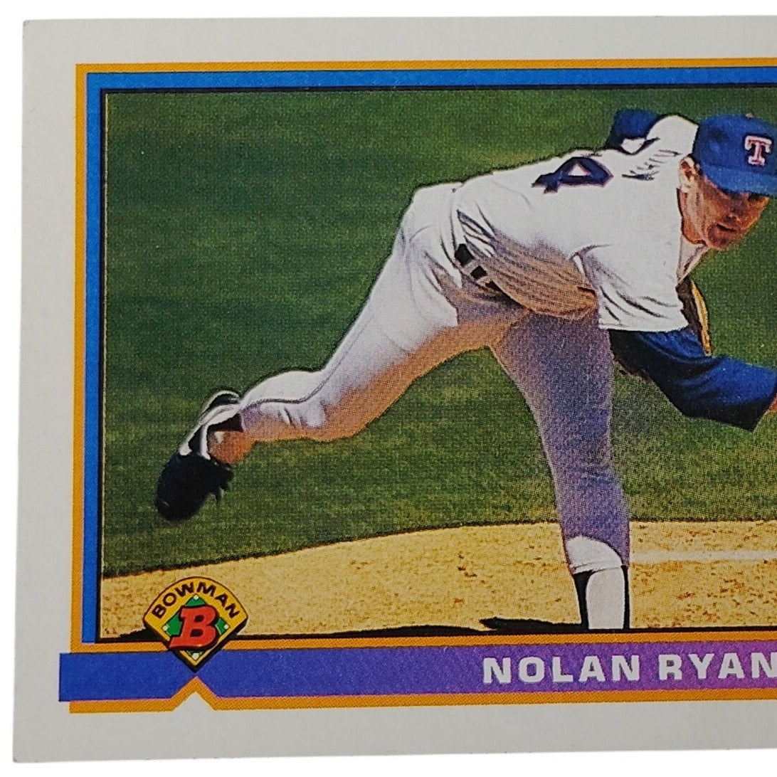 1991 Bowman Nolan Ryan #280 Texas Rangers Pitcher Baseball Card NM