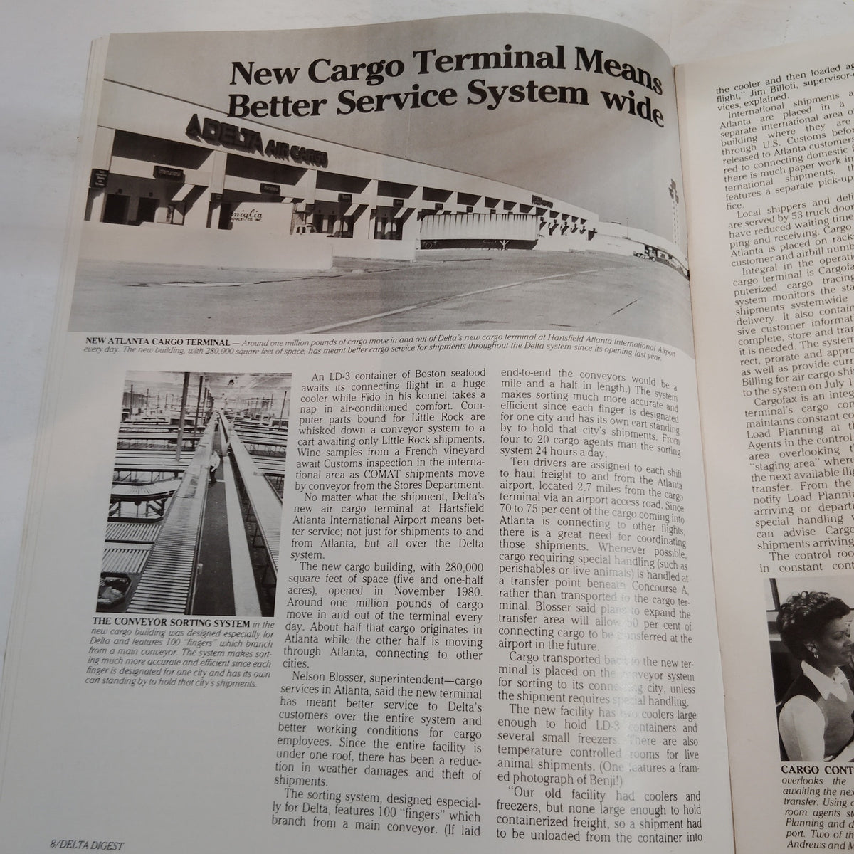 Vintage Delta Digest Magazine August 1981 - Pre-Owned Aviation Publication