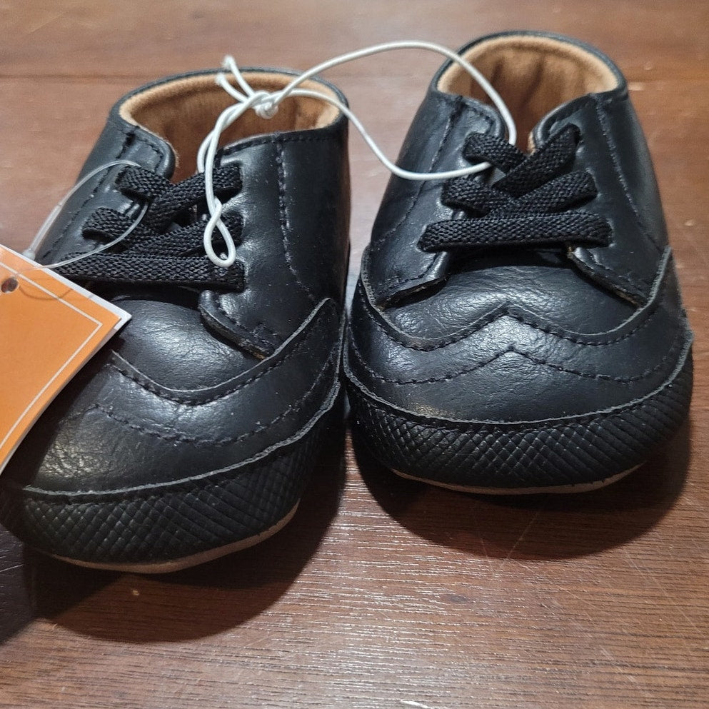 Gymboree Infant Black Slip-On Dress Shoe – Special Occasion, 3–6 Months