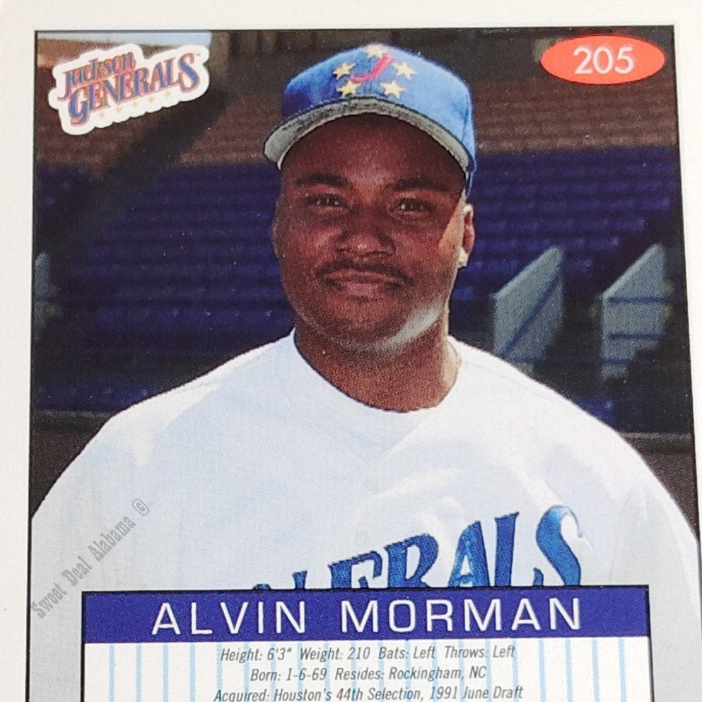Alvin Morman, Jackson Generals, No. 205,  93-94 Fleer Excel Minor Leagues