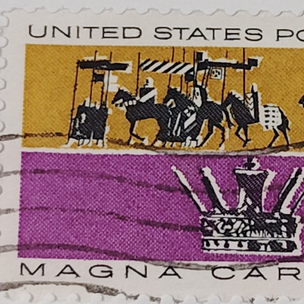 1965 Scott #1265 – 5¢ Magna Carta / 750th Anniversary – Canceled