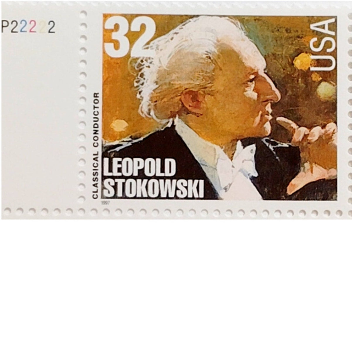 Block of 8 – 1997 USA 32¢ Classical Composers & Conductors MNH Scott 3158–3165