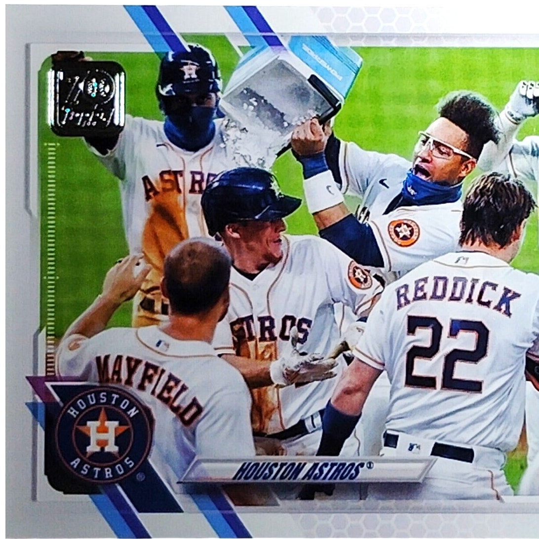 2021 Topps Series 2 Astros Team Card 545 Houston Astros Baseball VG/EX