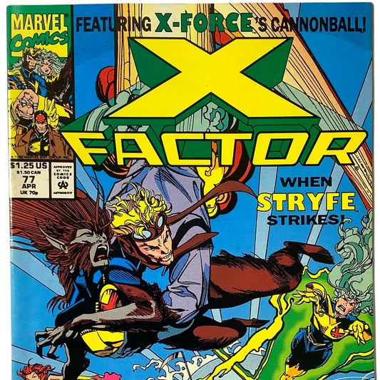 Marvel Comic's X-Factor #77, Great X-Pectations!, Part 1 of 2, Apr 1992, NM 9.4