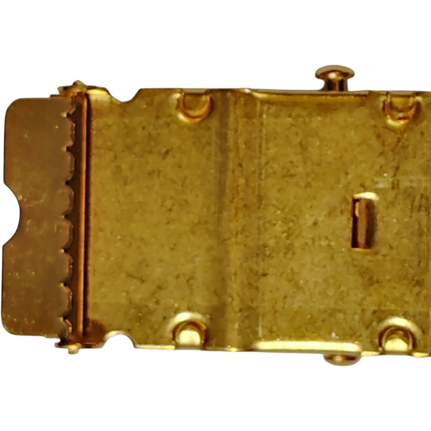 2012 Creative Edge Brass Belt Buckle – 1-5/16" Fits 1¼" Web Belts, Stamped US CE