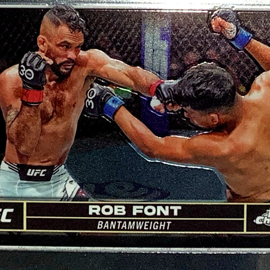 Rob Font, UFC Bantemweight, Card 164, 2024 Topps Chrome UFC, NM+