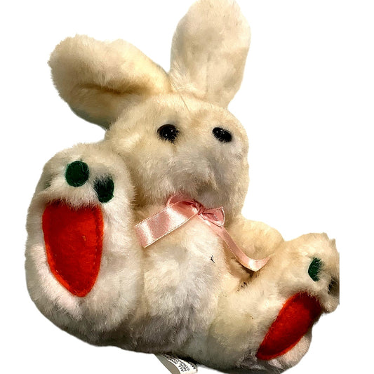 Carlmax Company LTD.,9" Bunny with Carrot Feet, Circa Late 1980's