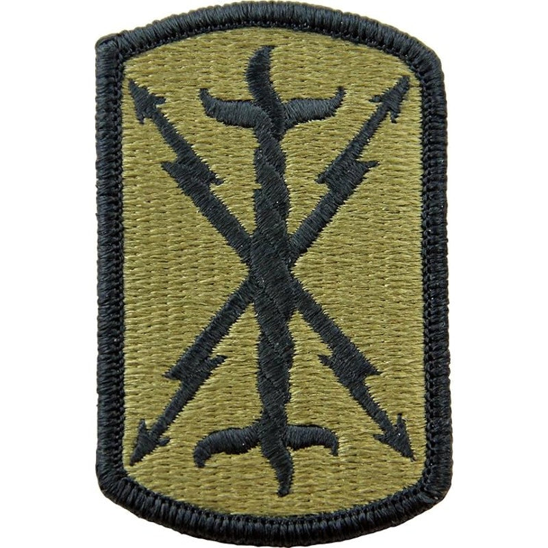 US Army 17th Field Artillery Brigade SSI Patch OCP Subdued Hook Back 3" × 2"
