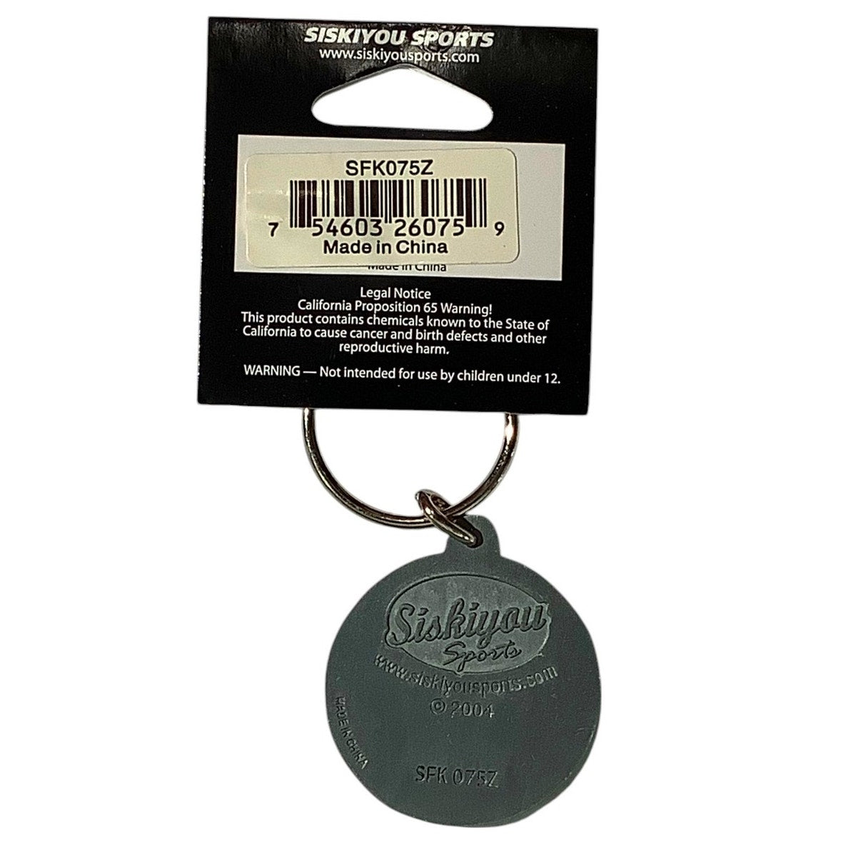 San Francisco 49ers Official NFL 1-3/8" Medallion Key Ring, Keychain
