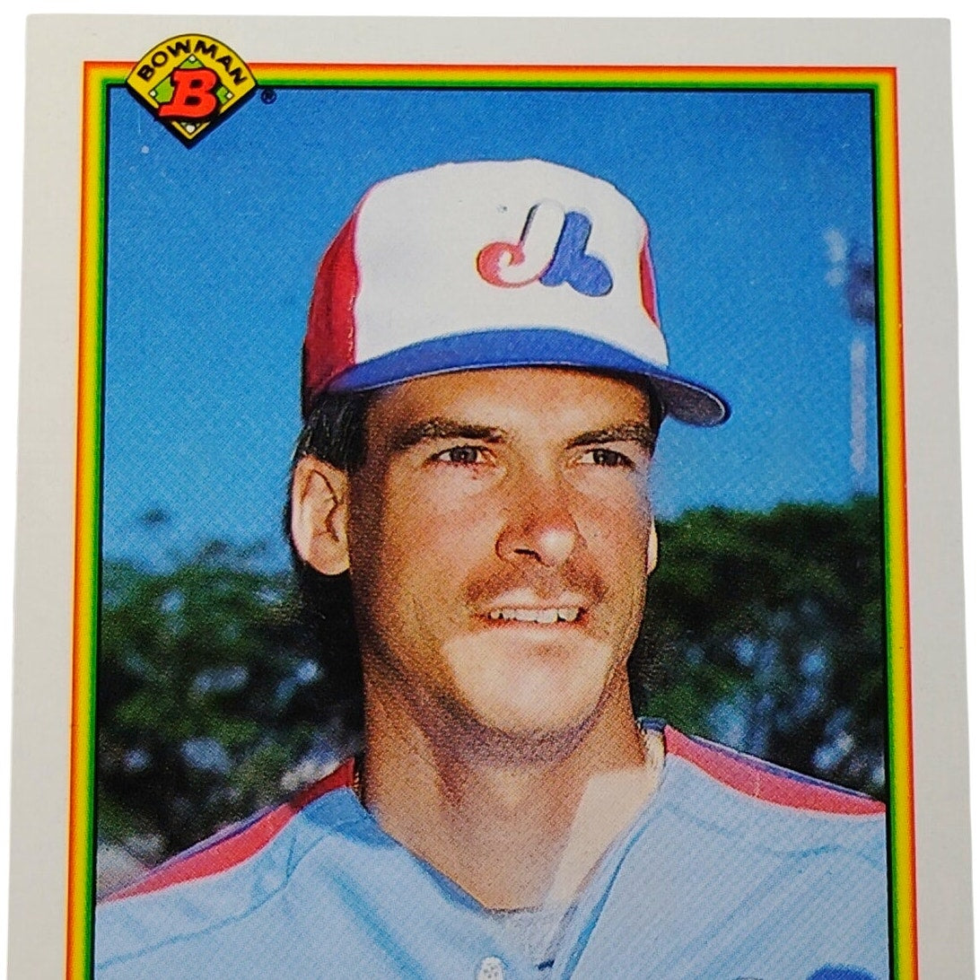 1990 Bowman Tim Burke #103 Montreal Expos Pitcher MLB Baseball Card NM