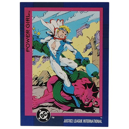 Skybox 1993 DC Flashback Card 50, Justice Society, Power Girl, DC Comics