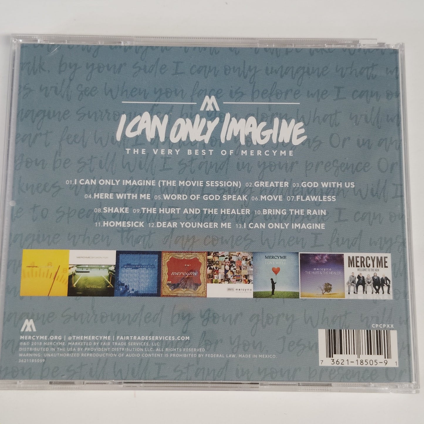 MercyMe “I Can Only Imagine: The Very Best of MercyMe” CD 2018 13 Tracks