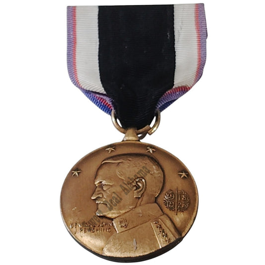 WWI Army of Occupation of Germany Medal Pinback, 1-1/4"D x 3"H Overall