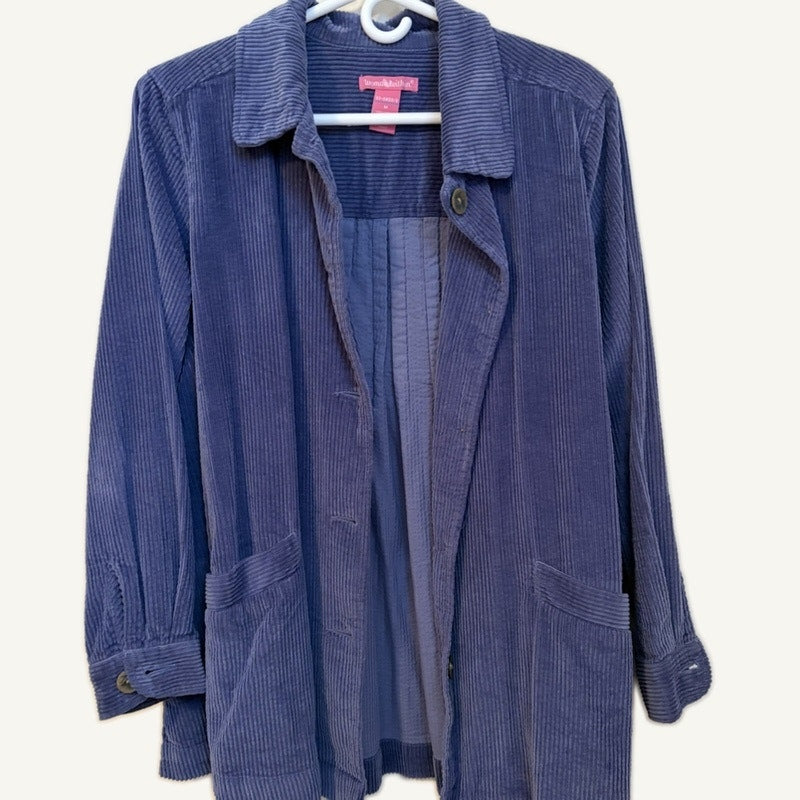 Purple Corduroy 3-PC Set: Blair Top, W-Within Jacket, Only Necessities Pants M/L