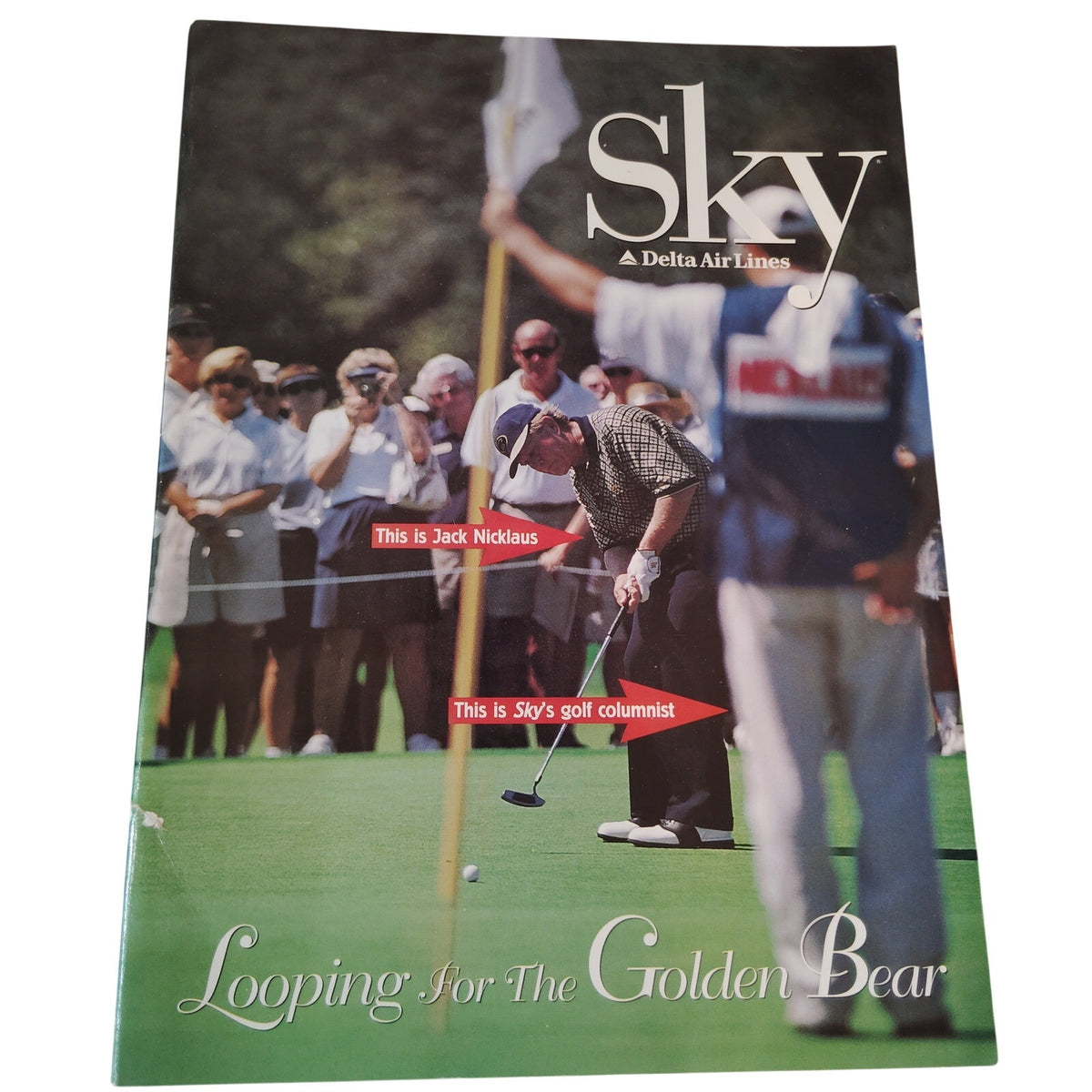 Delta SKY In-Flight Magazine January 1999 - Jack Nicklaus Golf, Vintage