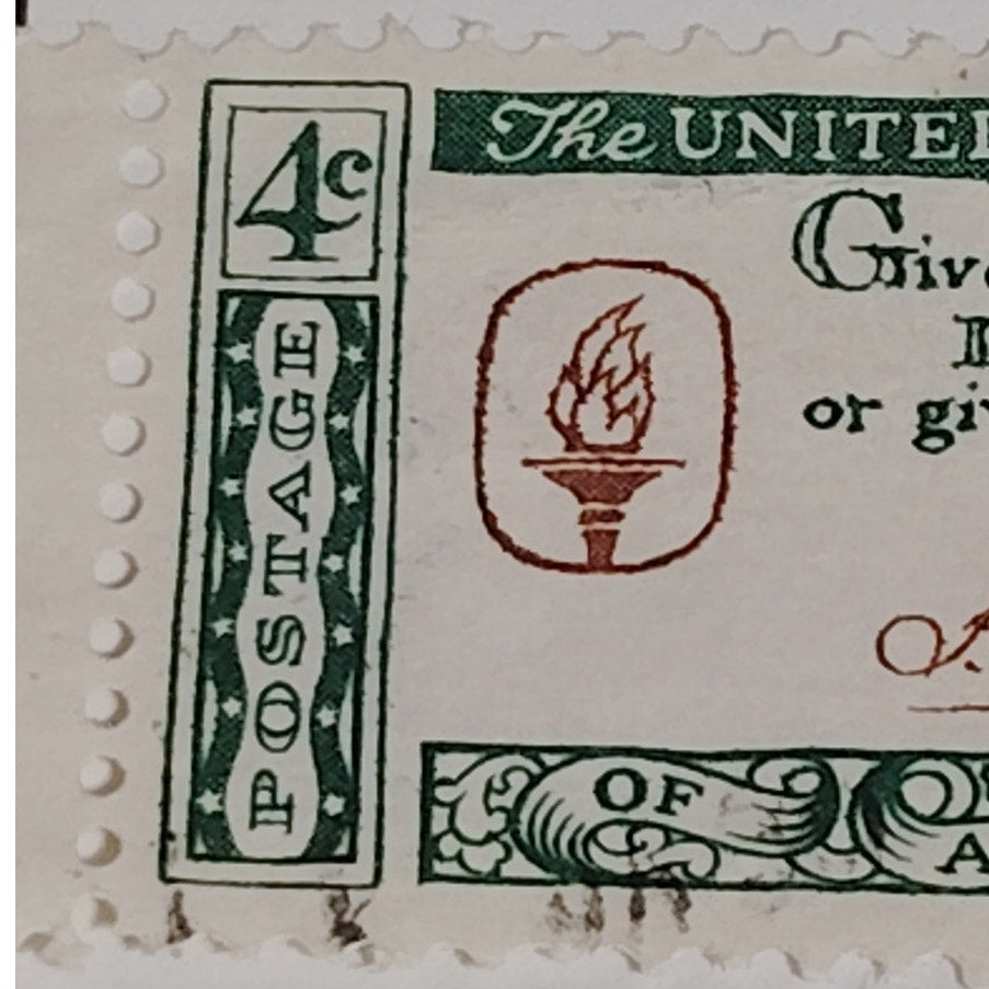1961 Scott #1144 – 4¢ Patrick Henry / American Credo Series – Canceled