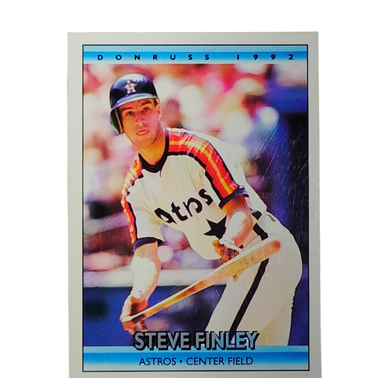 1992 Donruss #197 Steve Finley Houston Astros Center Fielder - VG/EX