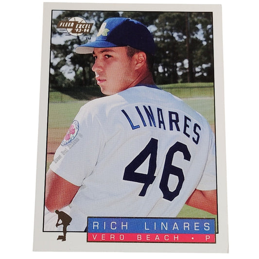 Rich Linares, Vero Beach Dodgers, No. 217,  93-94 Fleer Excel Minor Leagues