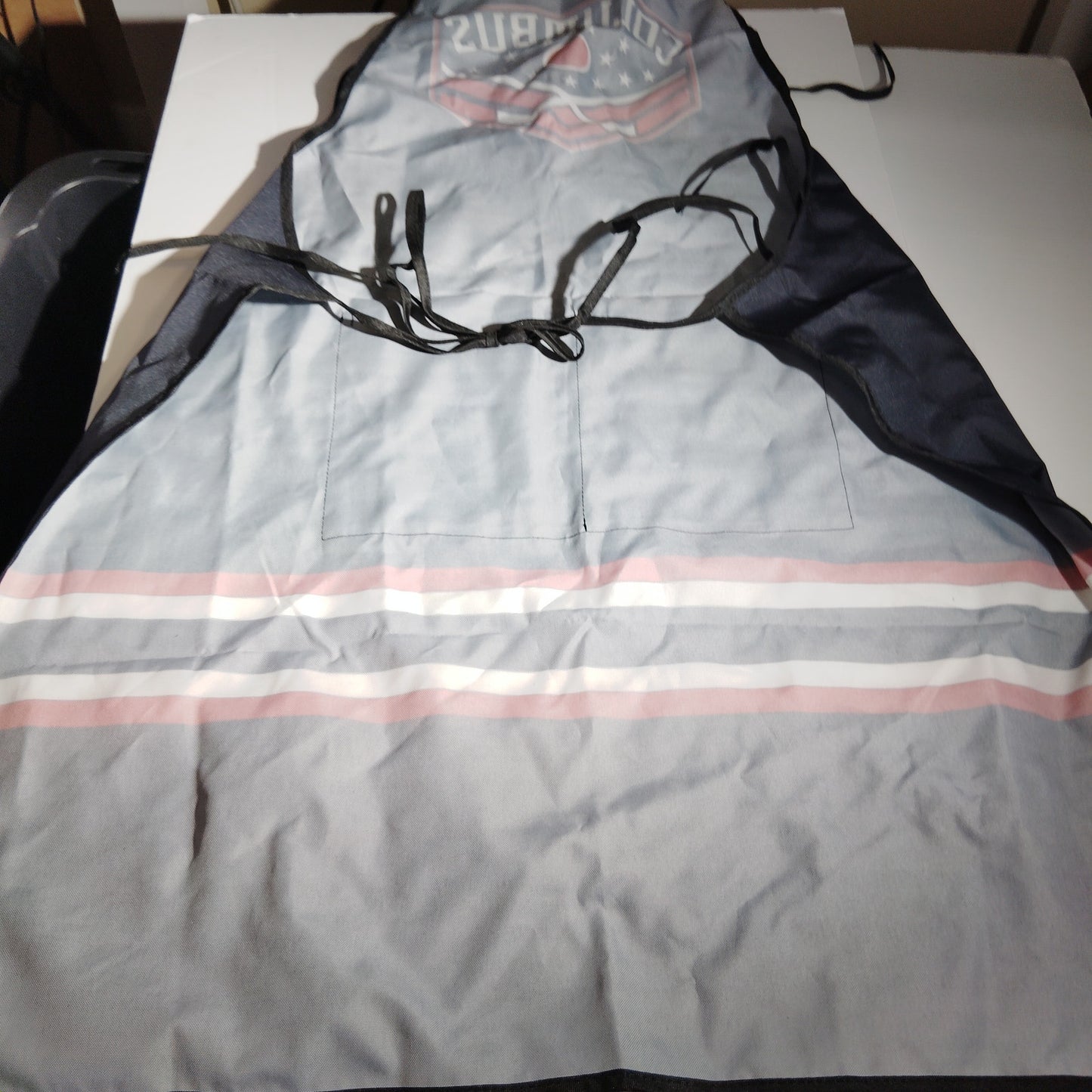 Columbus Blue Jackets NHL BBQ Kitchen Apron Adjustable Pockets Grilling Fan Gear