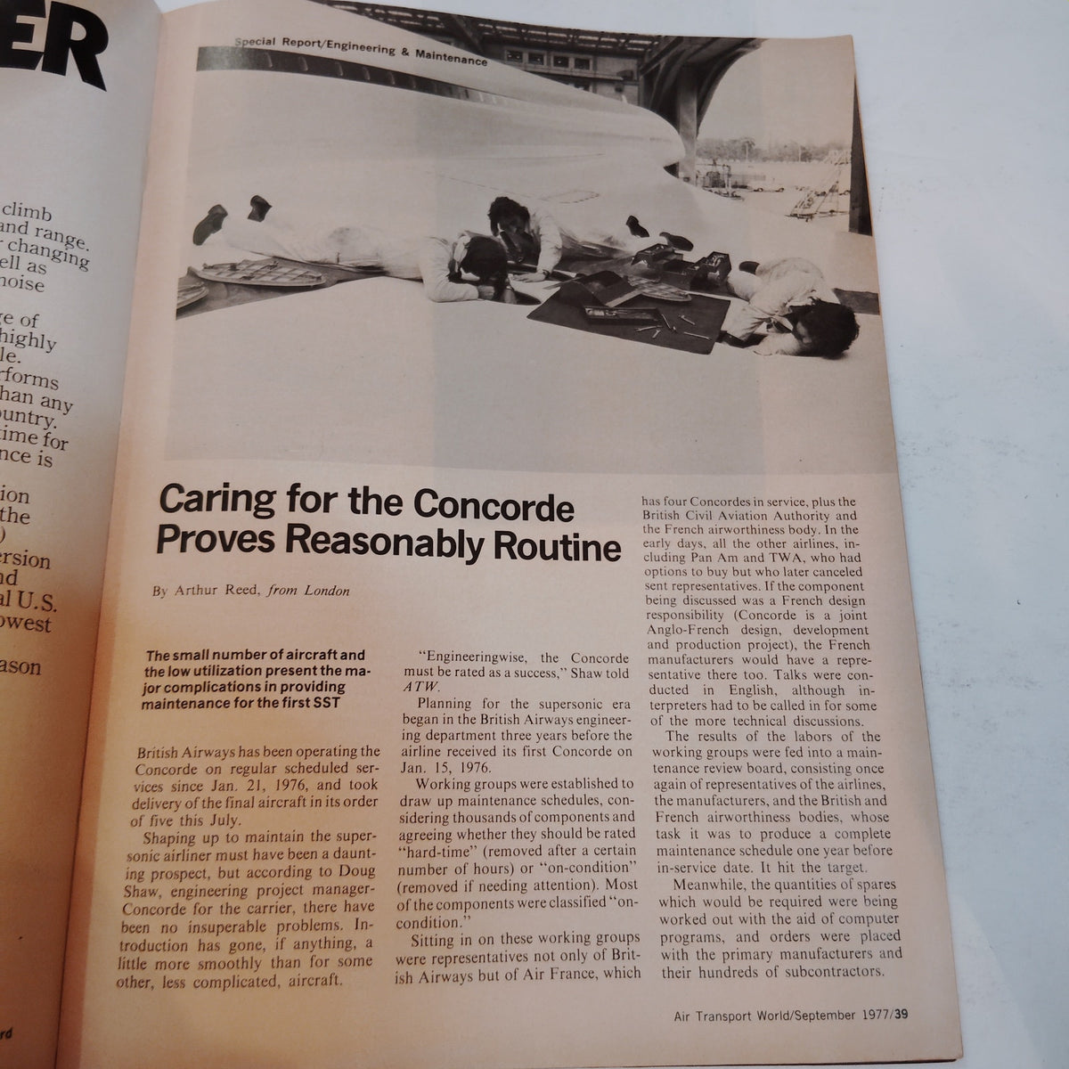 Air Transport World Magazine - September 1977 - Southern Airways Vintage