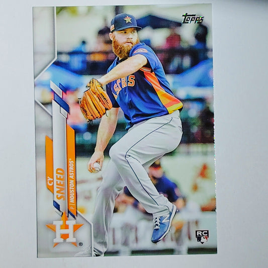 2020 Topps Update #U-224 Cy Sneed Houston Astros Pitcher - VG/EX