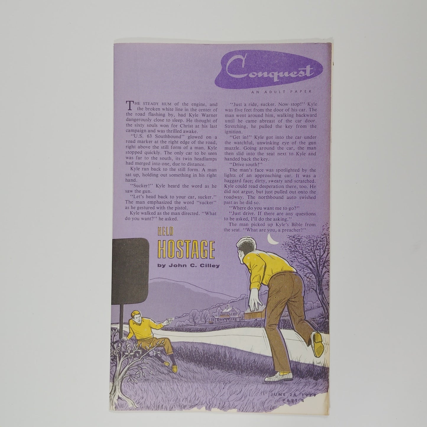 Conquest Summer 1979, 9 of 13-Part Weekly Christian Publication, 36 Pg