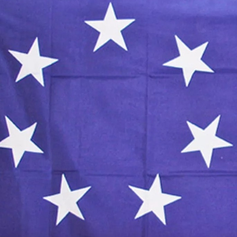 1st National, 7 Stars and Bars Flag, Civil War Era, 3 Ft. x 5 Ft. 100D Poly Flag