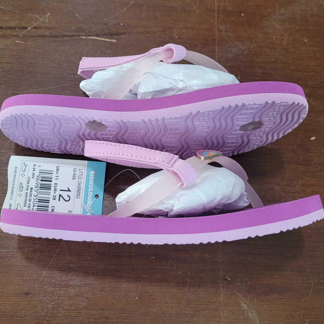 REEF Kids Girls’ Little Charming Sandals – Taffy Pink, Size 12