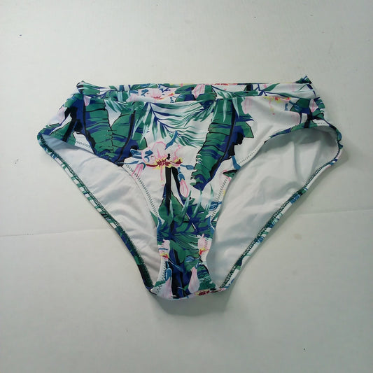 Avanova Floral High Waisted Bikini Bottoms Women’s Large Tropical Print