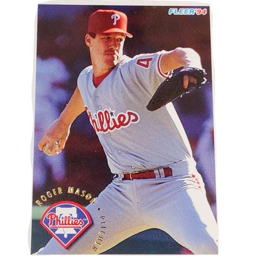 Roger Mason, Philadelphia Phillies #595, 1994 Fleer Baseball Collector's Card