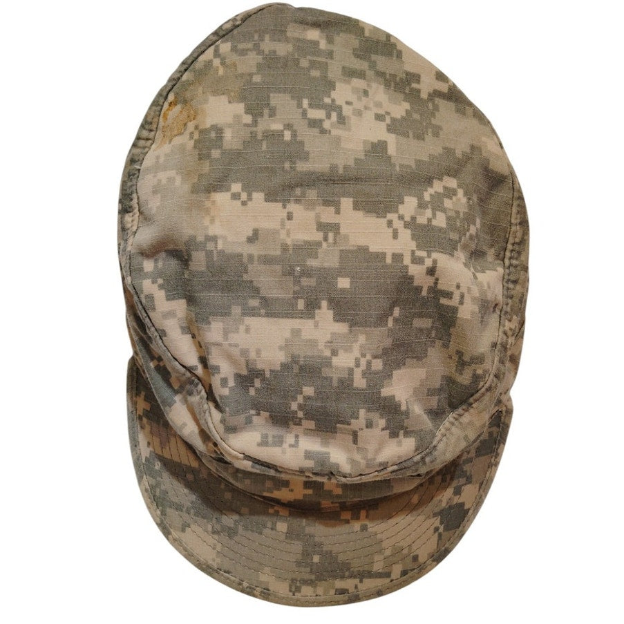 United States Digital ACU Camo Patrol Cap, Size 7.5, Ripstop, Bernard Cap, EUC