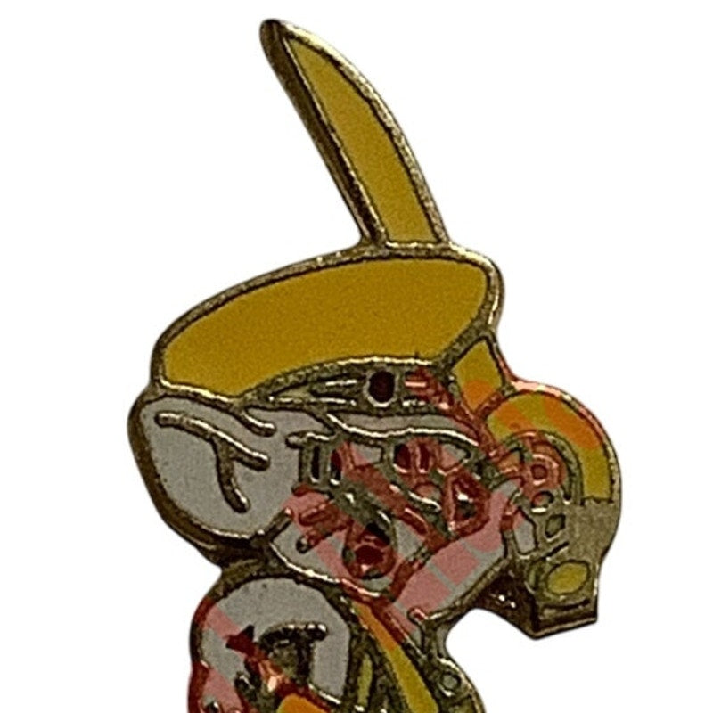 The Little General Aviator's Hat Pin 1-1/4"H x 1-1/4"W, WWII Aviator's Nose Art
