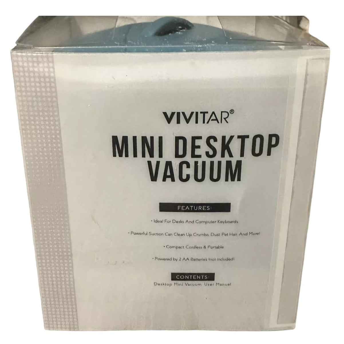 Vivitar Mini Desktop, Keyboard Vacuum, Great for Crumbs, Dust, Pet Hair & More!