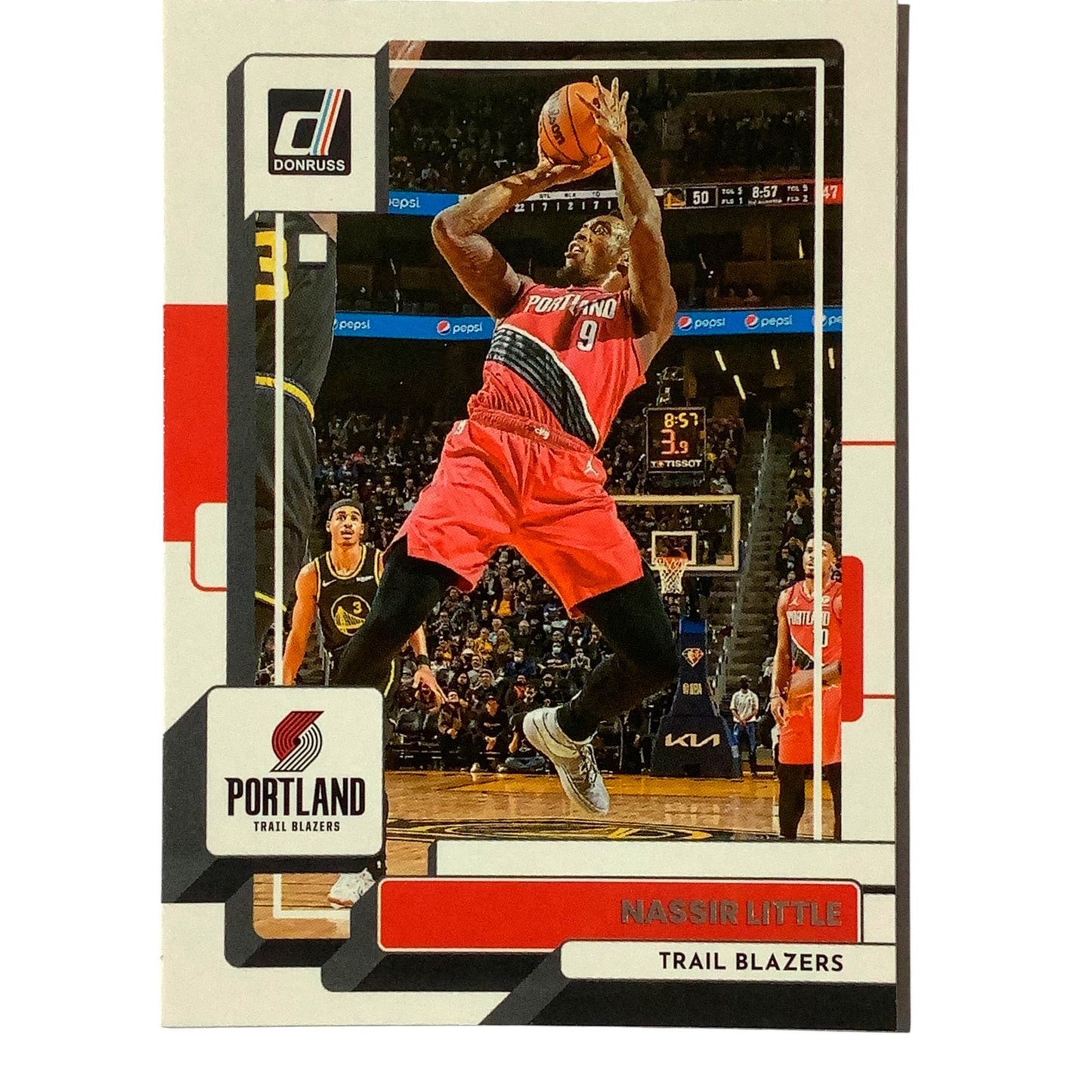 Nassir Little - Portland Trail Blazers, Card #188, 2022-23 NBA Panini-Donruss