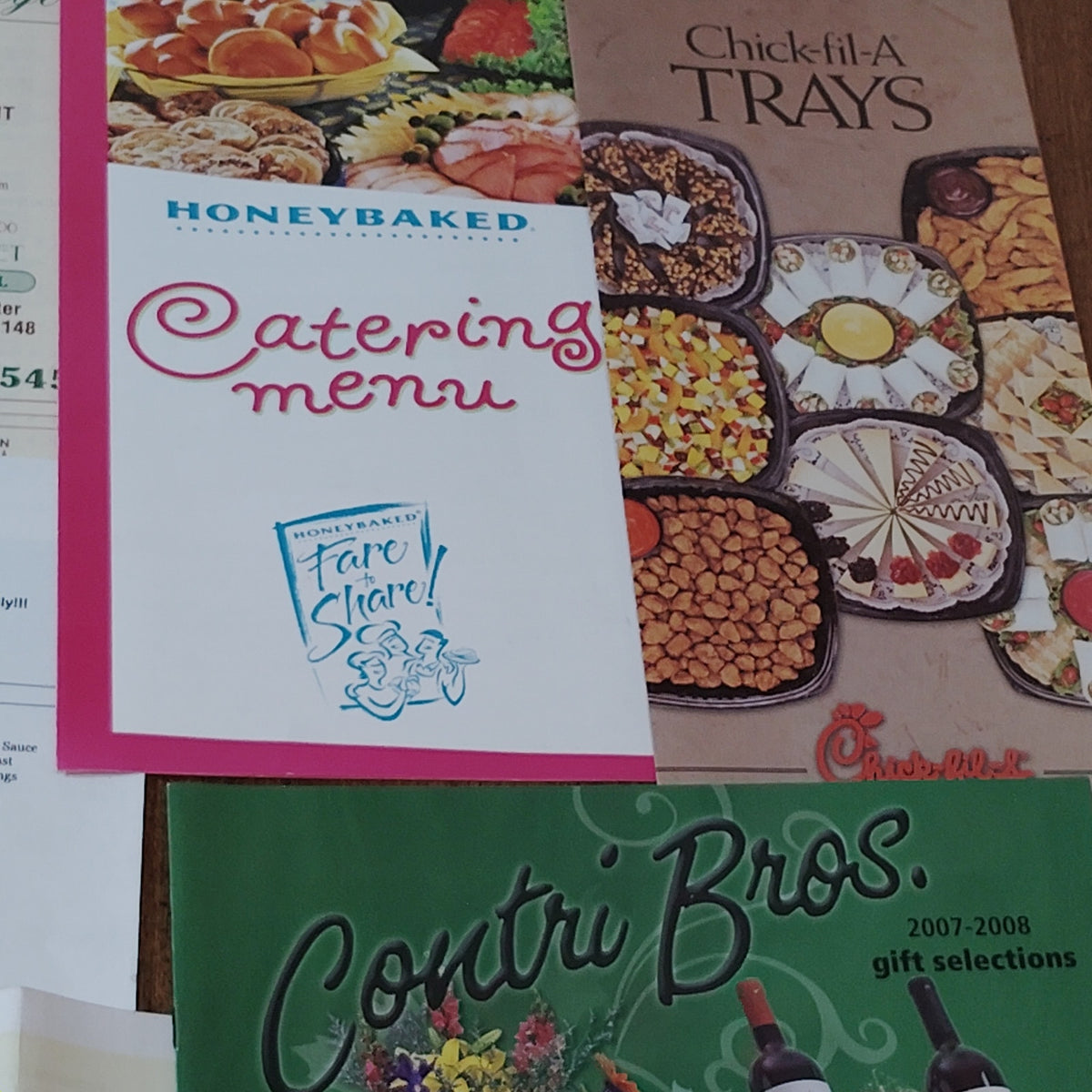 Vintage Restaurant & Catering Menus Ephemera - Alabama Collectibles Lot