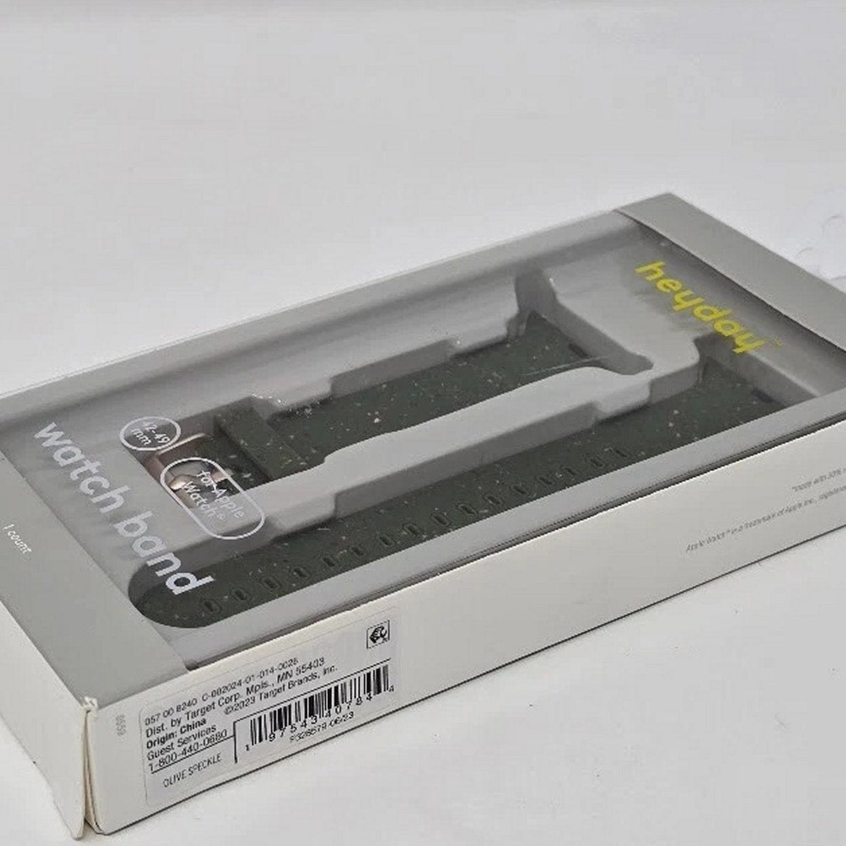 Heyday Silicone Band – Olive Speckle – For Apple Watch 42/44/45mm